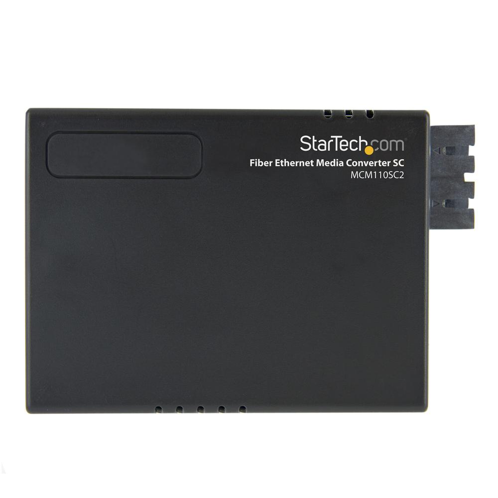 CONVERSOR DE MEDIOS ETHERNET A FIBRA STARTECH SC MULTIMODO PARA REDES 2KM