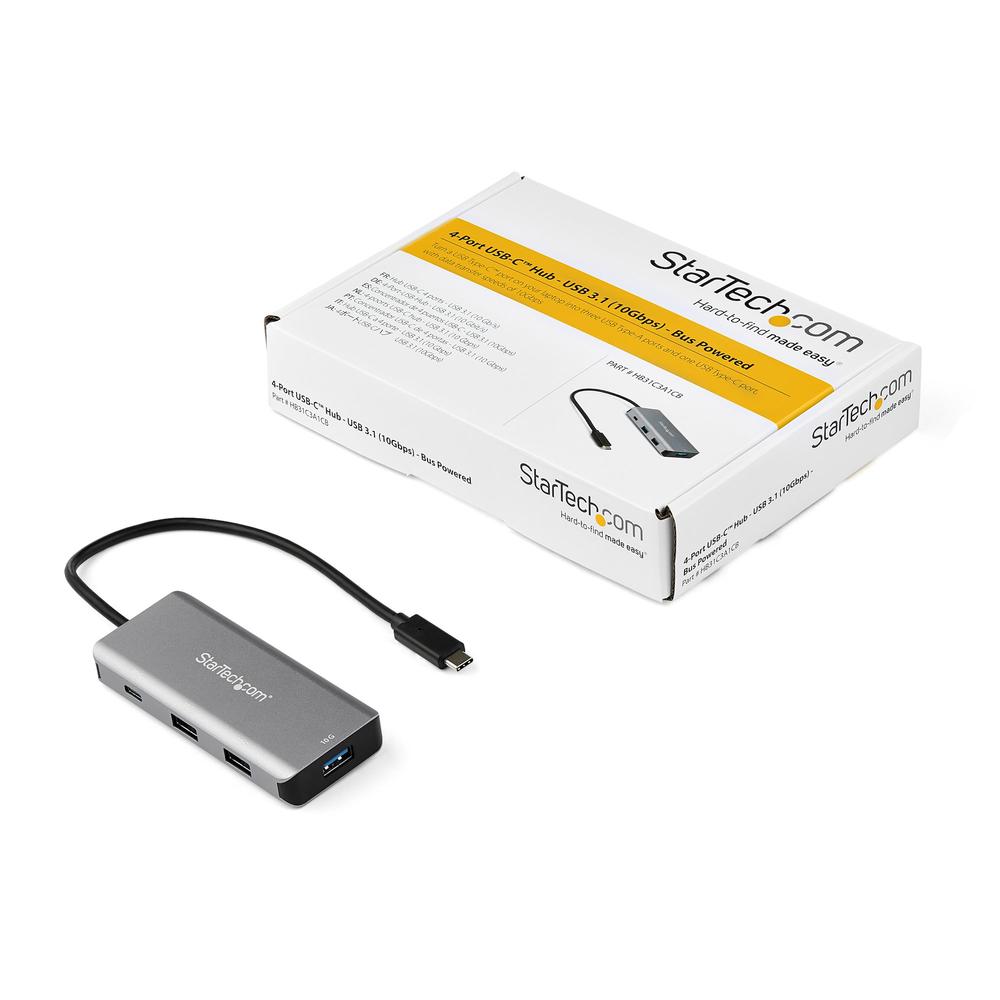 HUB STARTECH USB TIPO C 4 EN 1