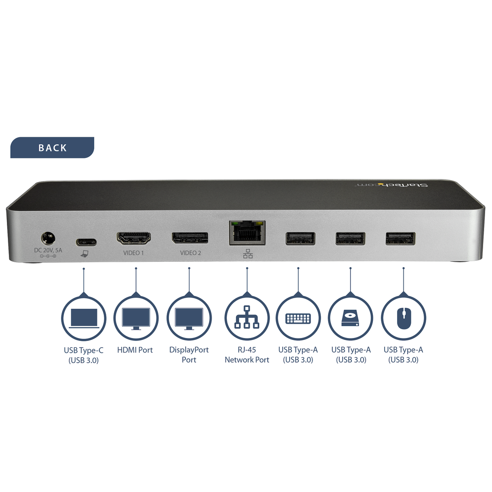 DOCKING STATION STARTECH 10 EN 1