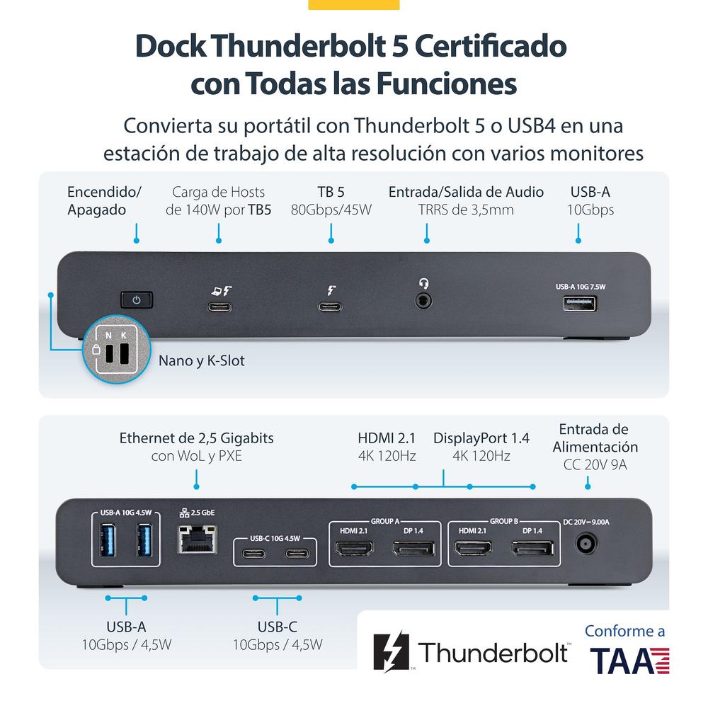 DOCKING STATION STARTECH 13 EN 1