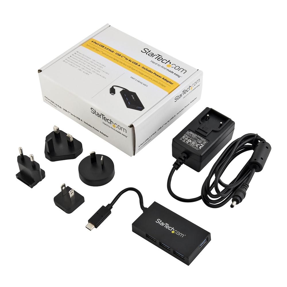 HUB STARTECH USB TIPO C 4 EN 1