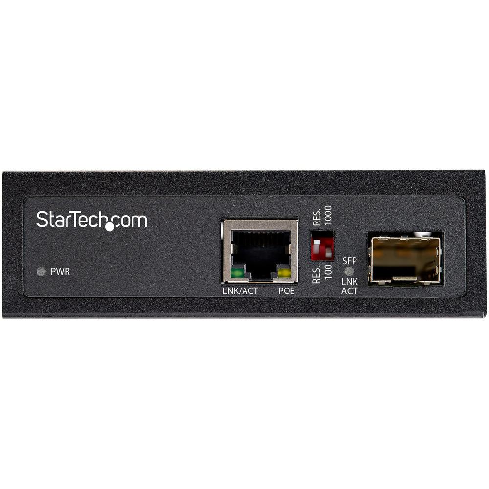 CONVERSOR DE MEDIOS FIBRA A ETHERNET STARTECH INDUSTRIAL
