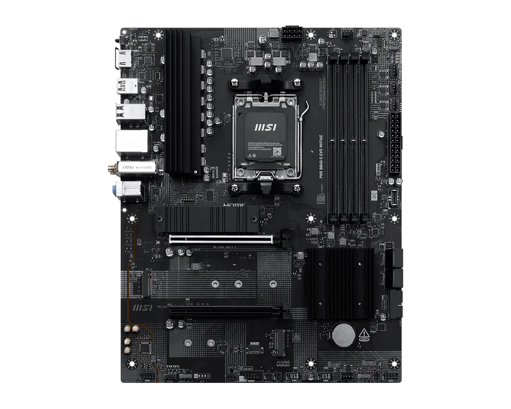 PLACA BASE MSI PRO B840-S EVO WIFI6E AM5 ATX/ 4X DDR5