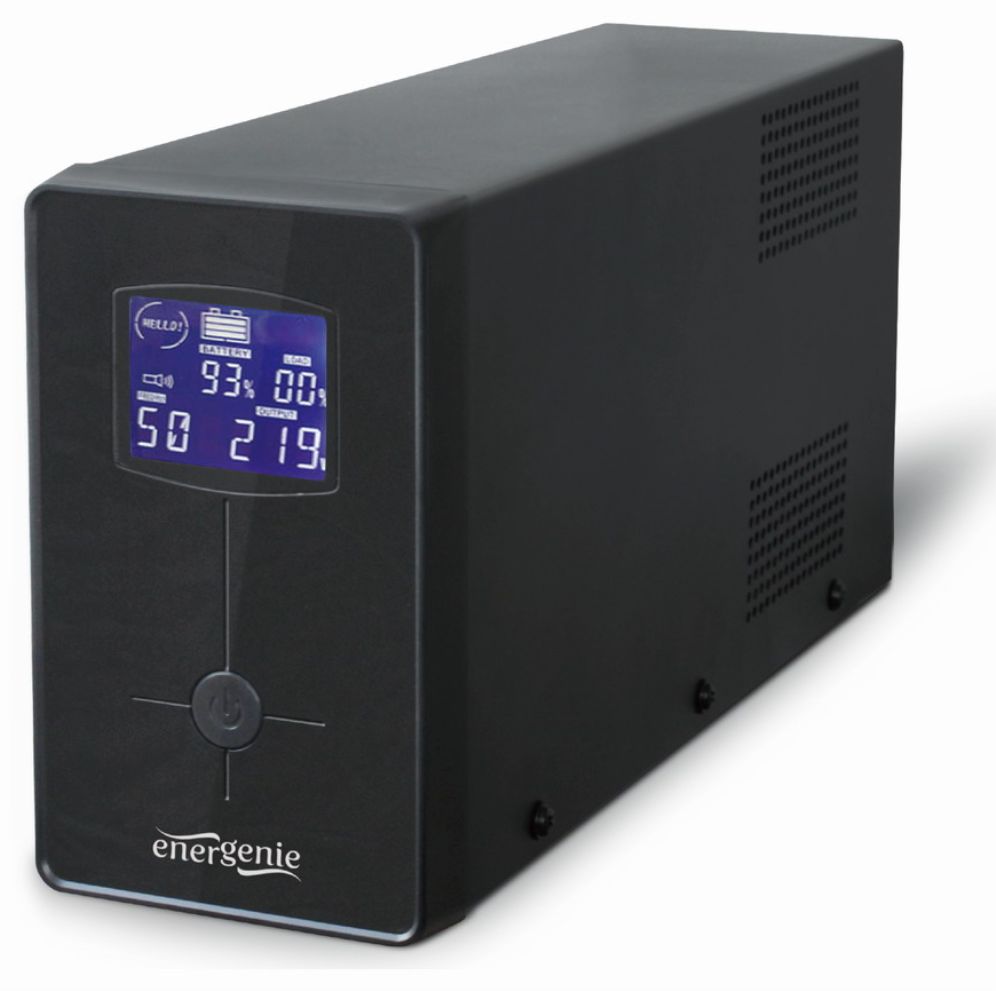 Gembird EG-UPS-031 sistema de alimentación ininterrumpida (UPS) 0,65 kVA 390 W 3 salidas AC