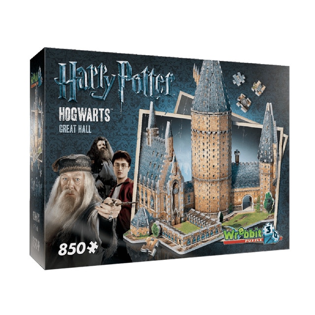 PUZZLE 3D WREBBIT HARRY POTTER GRAN SALON DE HOGWARTS 850 PIEZAS