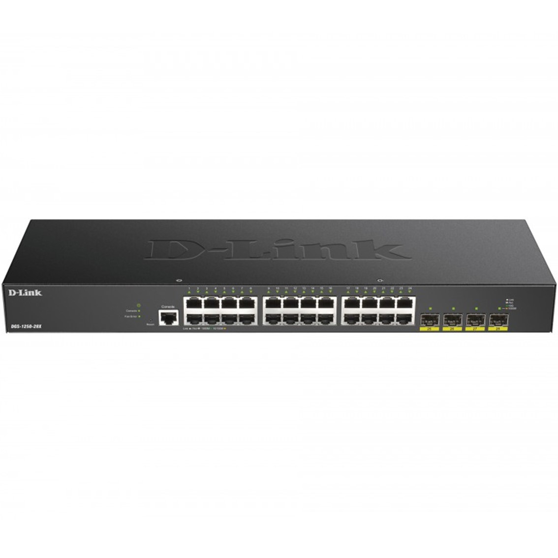 SWITCH D-LINK 28 PUERTOS GESTIONABLE 24 GIGABIT ETHERNET 10/100/1000 4 SFP L3 LITE