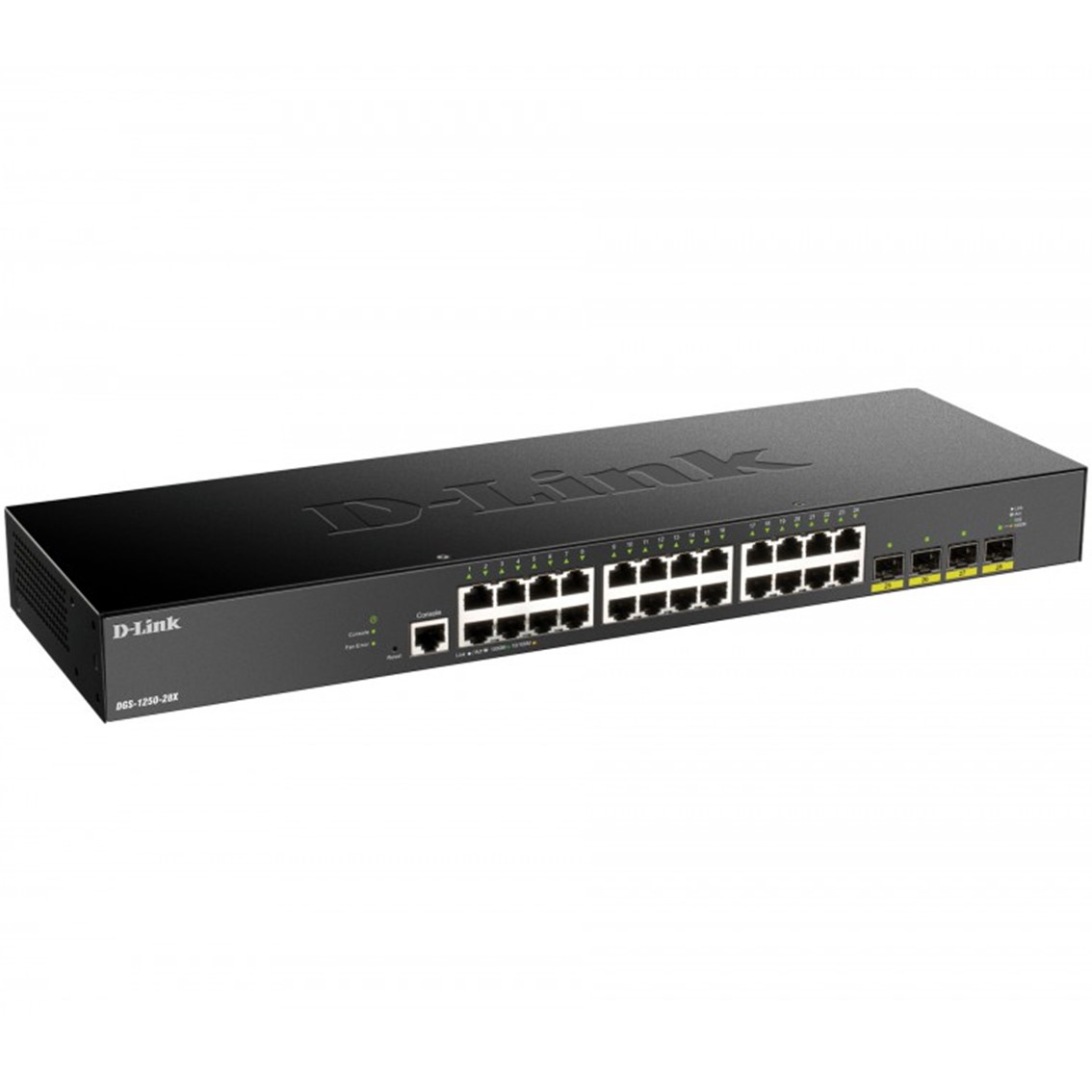 SWITCH D-LINK 28 PUERTOS GESTIONABLE 24 GIGABIT ETHERNET 10/100/1000 4 SFP L3 LITE