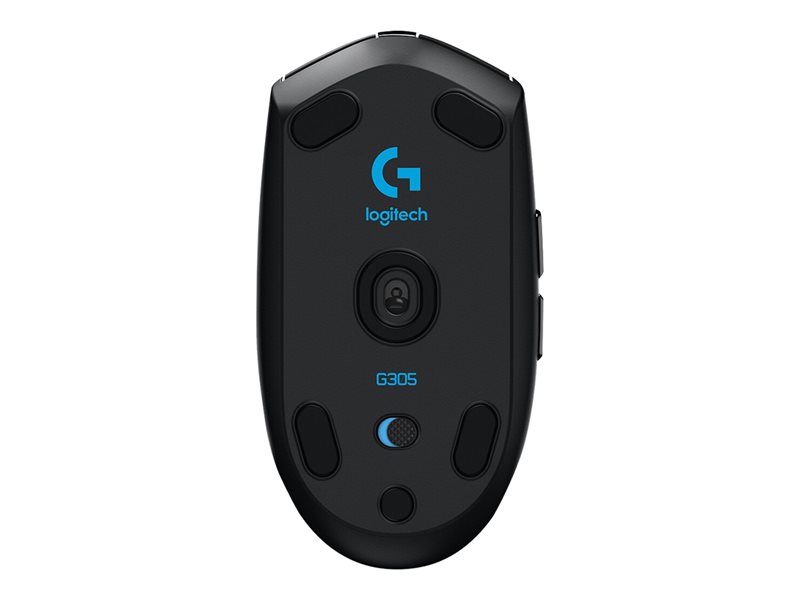 MOUSE RATON LOGITECH G305 LIGHTSPEED OPTICO WIRELESS INALAMBRICO 12000PPP 6 BOTONES NEGRO