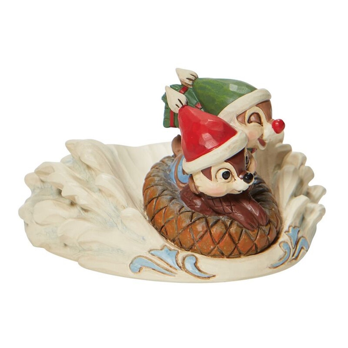 FIGURA ENESCO DISNEY CHIP & DALE EN TRINEO NAVIDEÑO