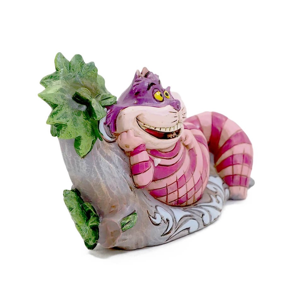 FIGURA ENESCO DISNEY ALICIA EN EL PAIS DE LAS MARAVILLAS CHESHIRE TUMBADO