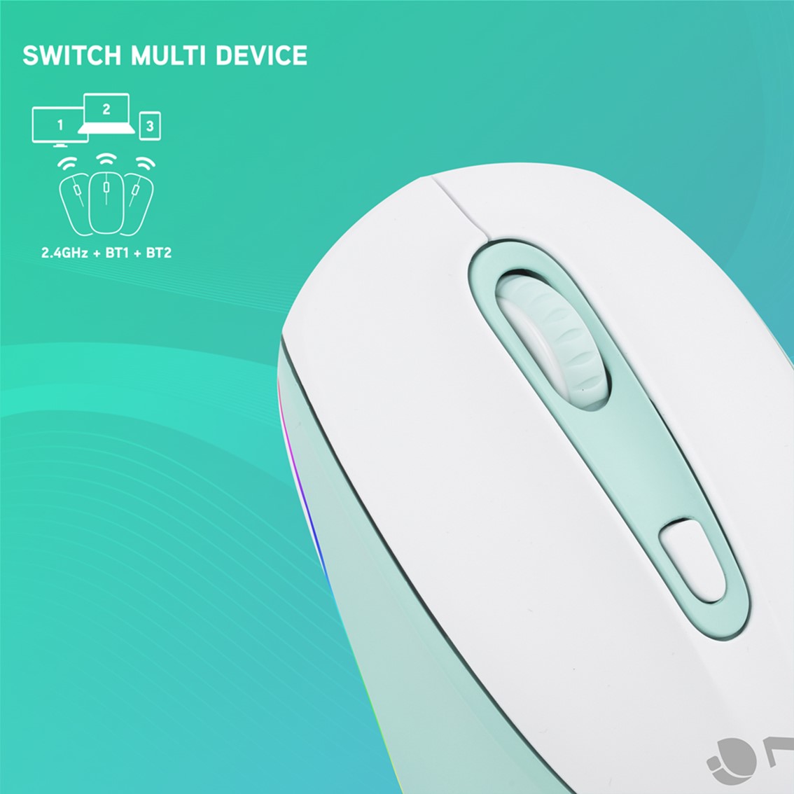 RATON MULTIDISPOSITIVO INALAMBRICO RECARGABLE NGS SMOGMINT-RB