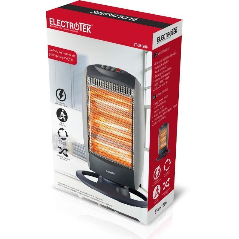 ESTUFA ELECTRICA THULOS ET-EH1206 400W/800W/1200W