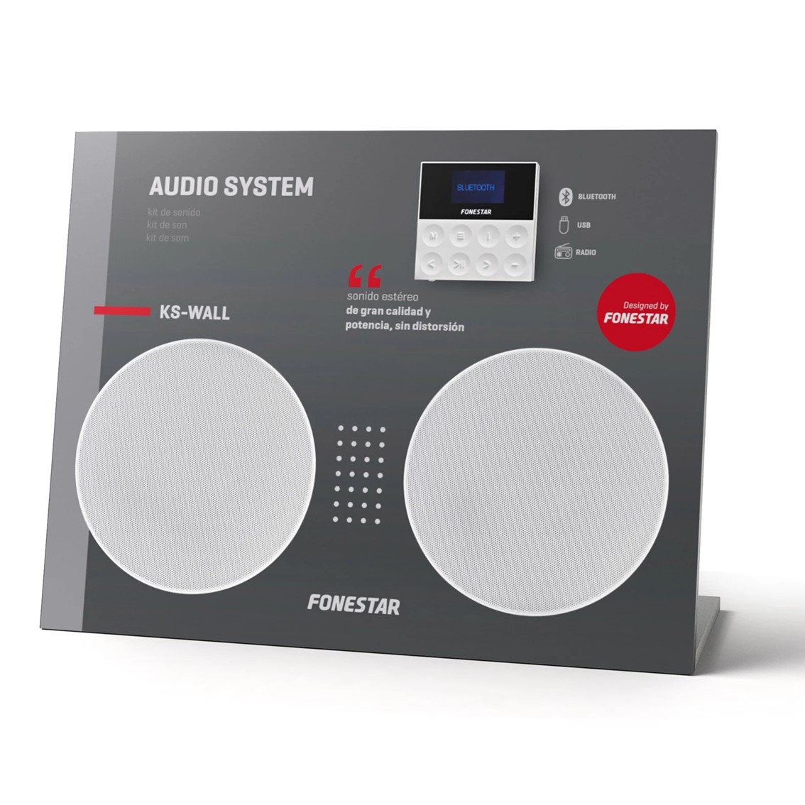 KIT DE SONIDO FONESTAR KS-WALL