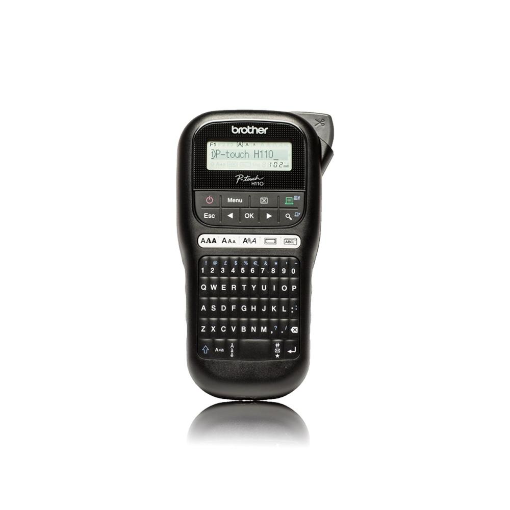ROTULADORA BROTHER PT-H110 LCD/ 2 LINEAS/ TECLADO QWERTY