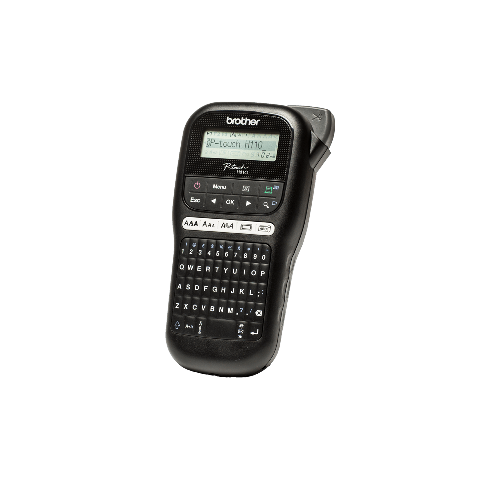 ROTULADORA BROTHER PT-H110 LCD/ 2 LINEAS/ TECLADO QWERTY
