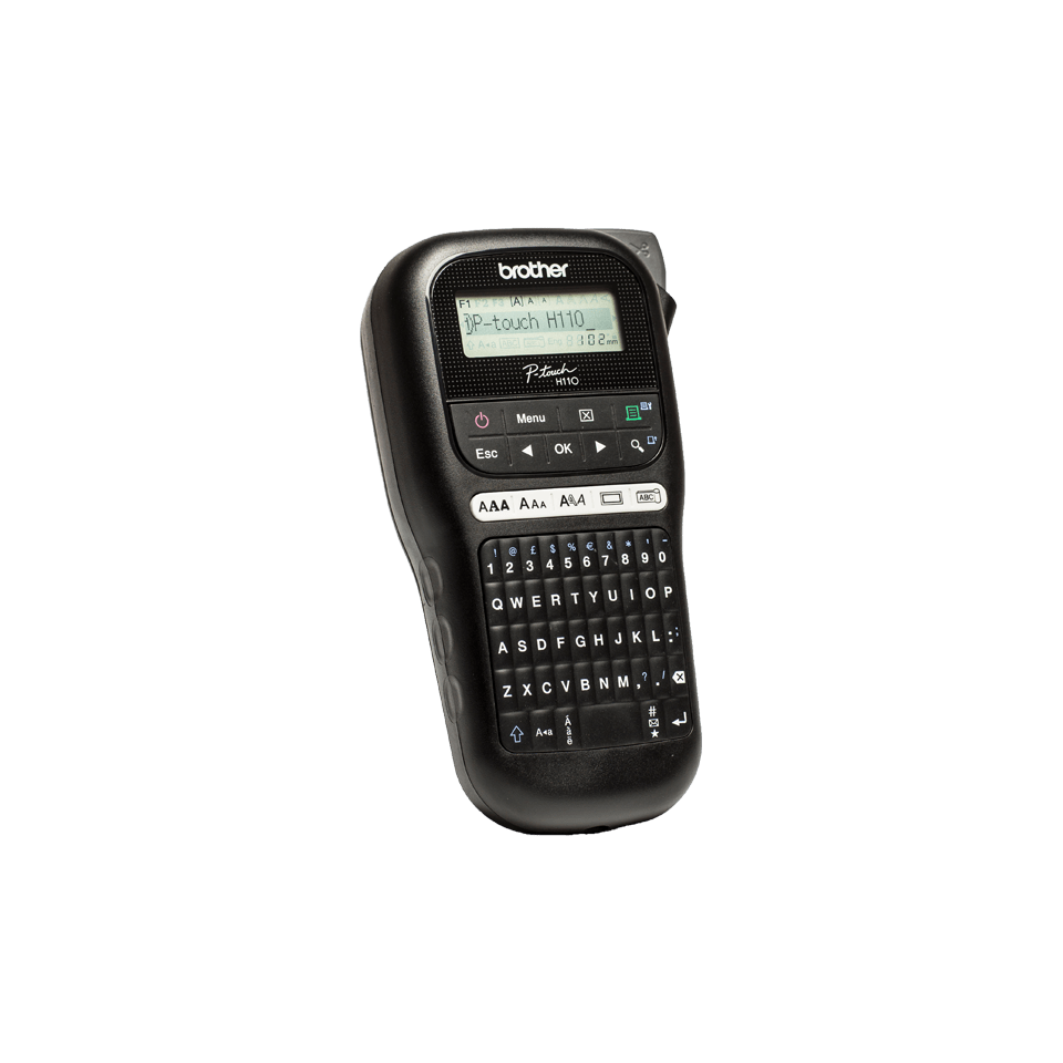 ROTULADORA BROTHER PT-H110 LCD/ 2 LINEAS/ TECLADO QWERTY
