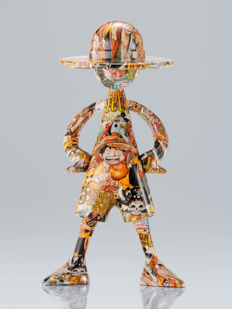FIGURA TAMASHII NATIONS ONE PIECE ARTCANVAS Escala 1/8 -1000LOGS Anniversary- LUFFY