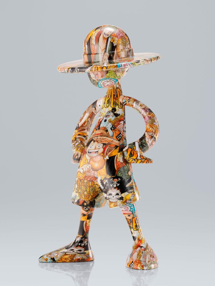 FIGURA TAMASHII NATIONS ONE PIECE ARTCANVAS Escala 1/8 -1000LOGS Anniversary- LUFFY