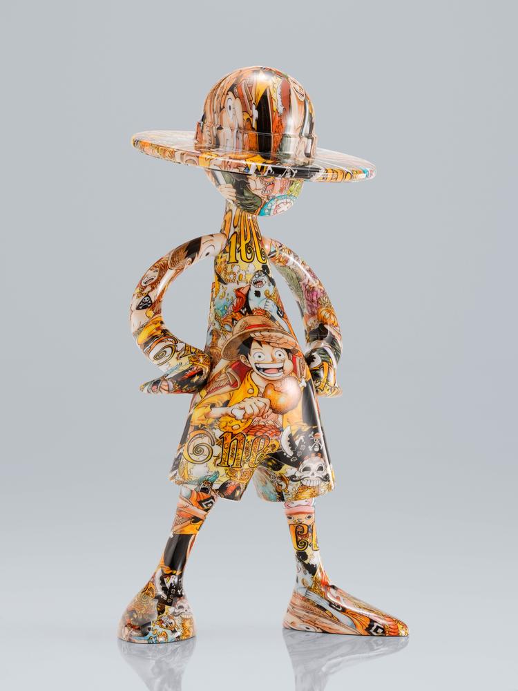 FIGURA TAMASHII NATIONS ONE PIECE ARTCANVAS Escala 1/8 -1000LOGS Anniversary- LUFFY