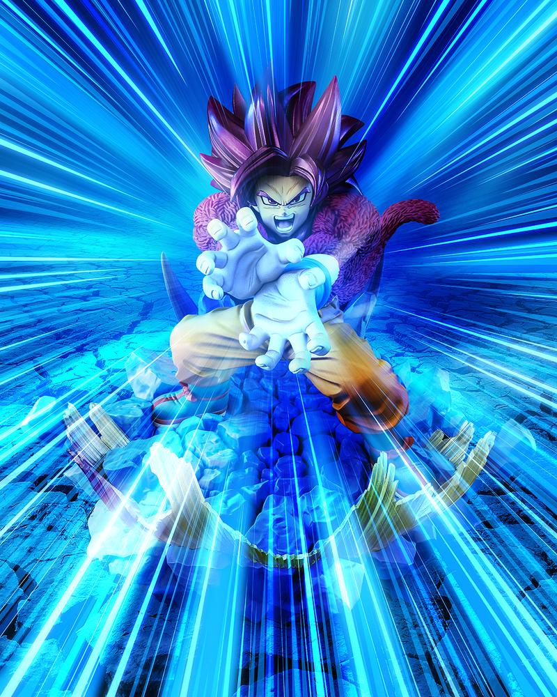 FIGURA TAMASHII NATIONS DRAGON BALL DAIMA EXTRA BATTLE SUPER SAIYAN 4 GOKU