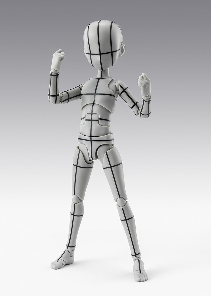 FIGURA TAMASHII NATIONS BODY-KUN KEN SUGIMORI EDITION WIREFRAME GRAY COLOR VER.