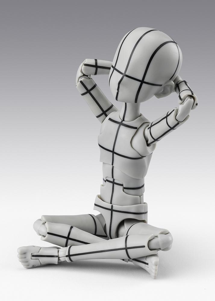 FIGURA TAMASHII NATIONS BODY-KUN KEN SUGIMORI EDITION WIREFRAME GRAY COLOR VER.