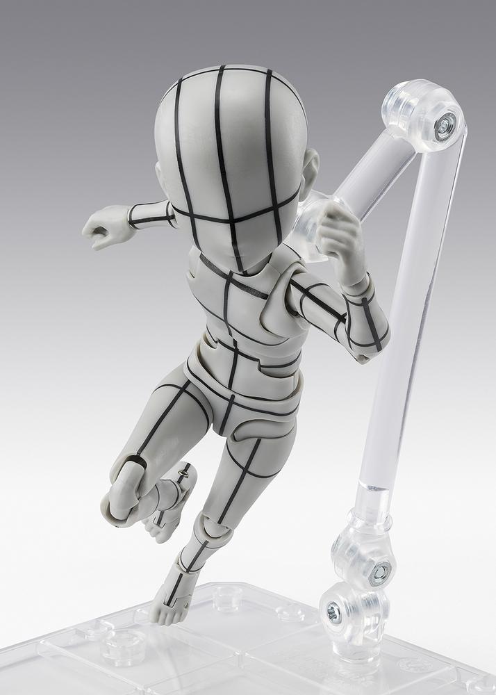 FIGURA TAMASHII NATIONS BODY-KUN KEN SUGIMORI EDITION WIREFRAME GRAY COLOR VER.