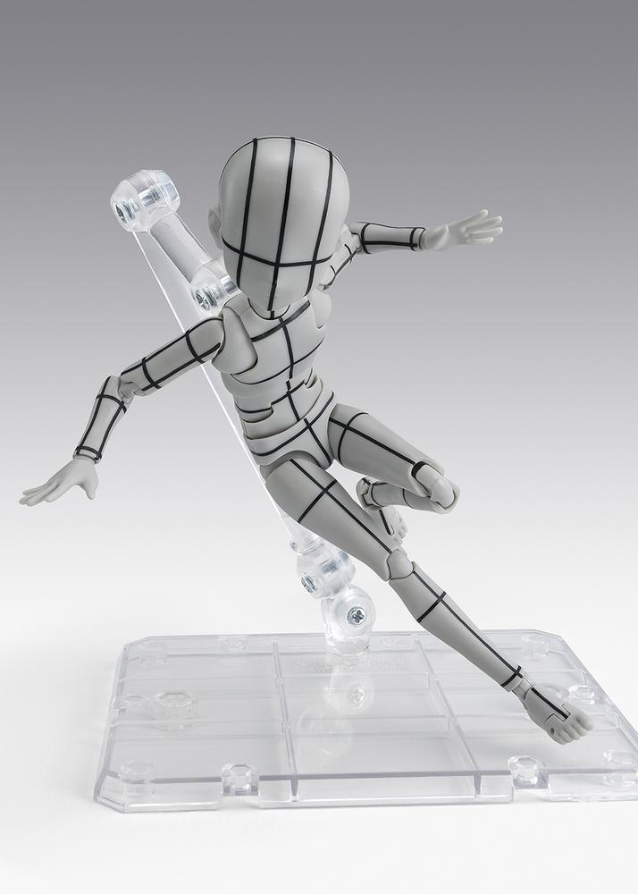 FIGURA TAMASHII NATIONS BODY-KUN KEN SUGIMORI EDITION WIREFRAME GRAY COLOR VER.