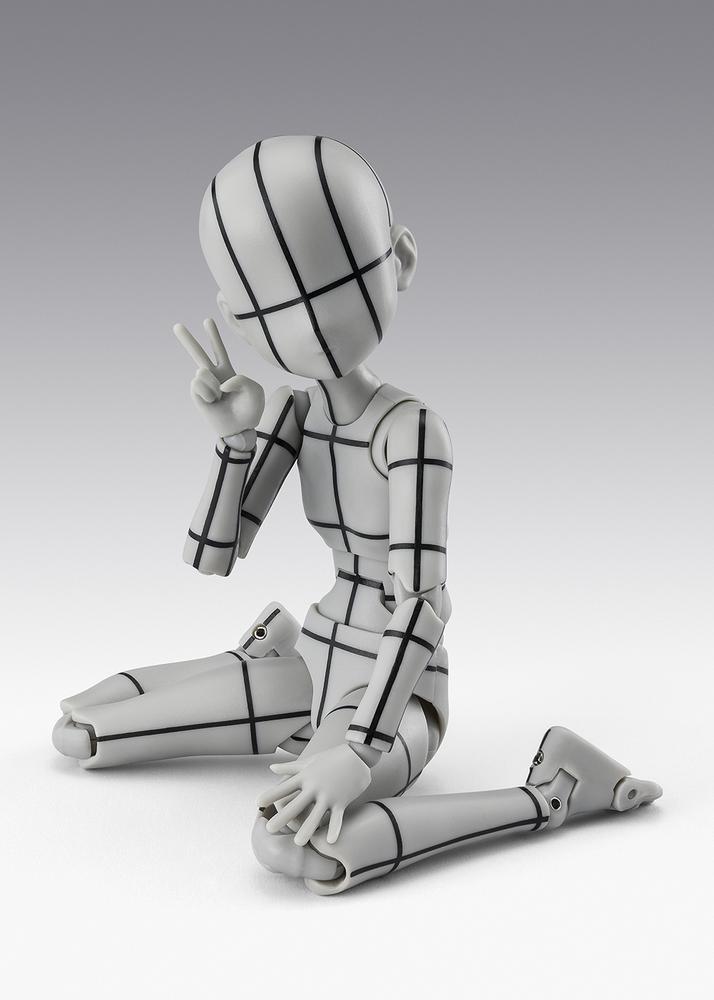 FIGURA TAMASHII NATIONS BODY-CHAN KEN SUGIMORI EDITION WIREFRAME GRAY COLOR VER.
