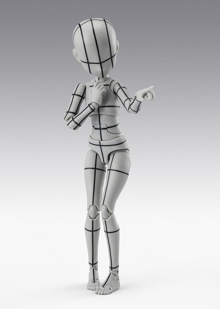 FIGURA TAMASHII NATIONS BODY-CHAN KEN SUGIMORI EDITION WIREFRAME GRAY COLOR VER.