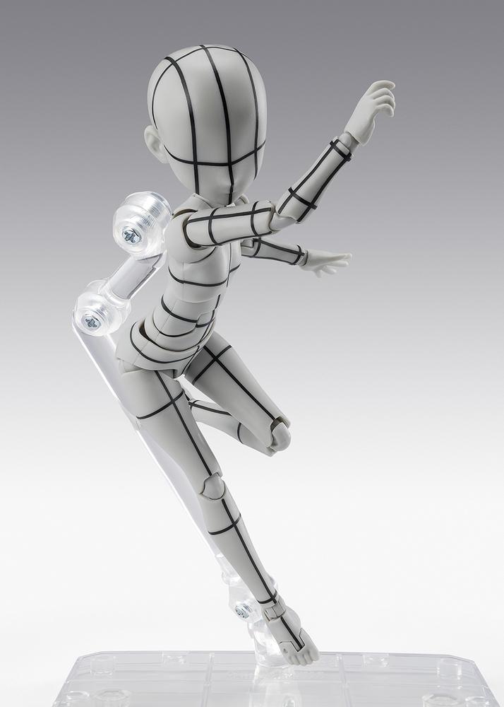 FIGURA TAMASHII NATIONS BODY-CHAN KEN SUGIMORI EDITION WIREFRAME GRAY COLOR VER.