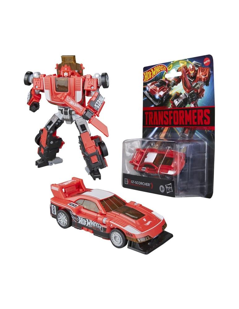 FIGURA HASBRO TRANSFORMERS X HOT WHEELS GT-SCORCHER
