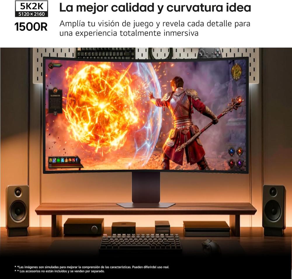 MONITOR CURVO GAMING LG 39GX950B-B 38.6" 5K2K 165HZ