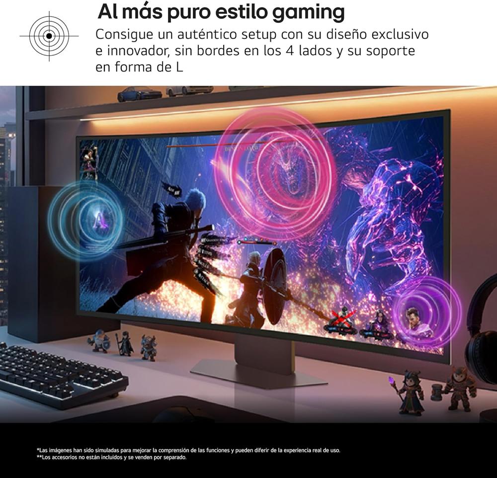 MONITOR CURVO GAMING LG 39GX950B-B 38.6" 5K2K 165HZ