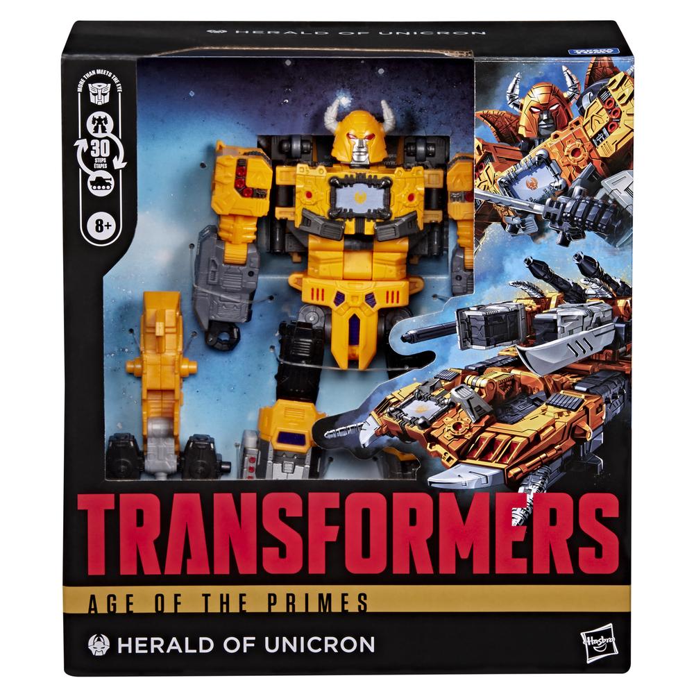 FIGURA HASBRO TRANSFORMERS AGE OF THE PRIMES HERALD OF UNICRON