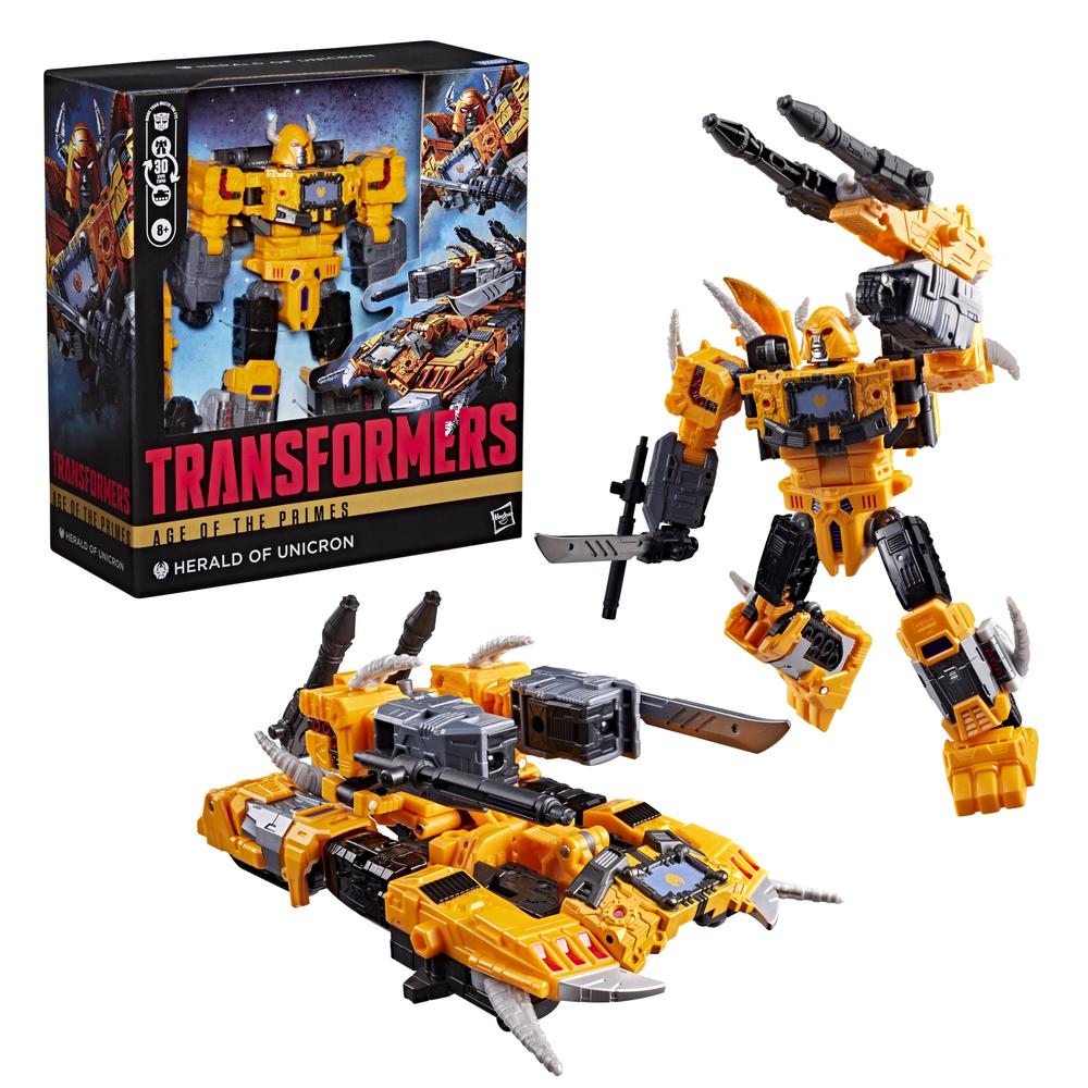 FIGURA HASBRO TRANSFORMERS AGE OF THE PRIMES HERALD OF UNICRON