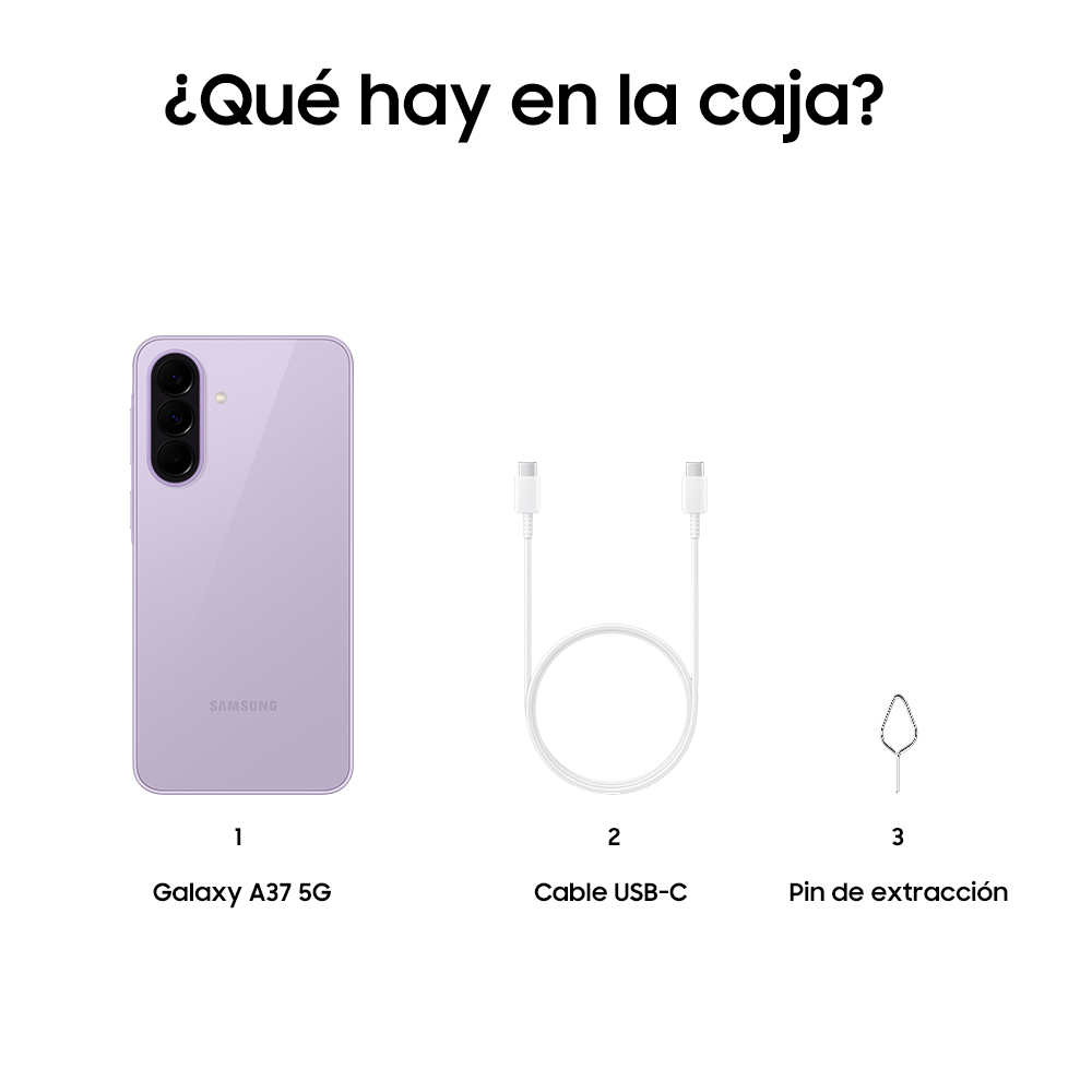 MOVIL SAMSUNG GALAXY A37 5G 6/128GB VIOLETA