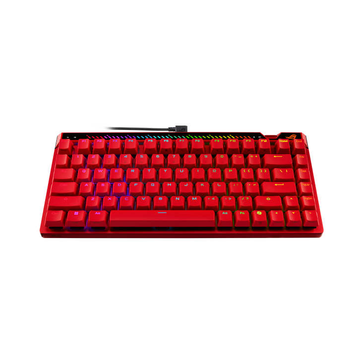 TECLADO GAMING ASUS ROG FALCHION ACE 75 HE ROJO