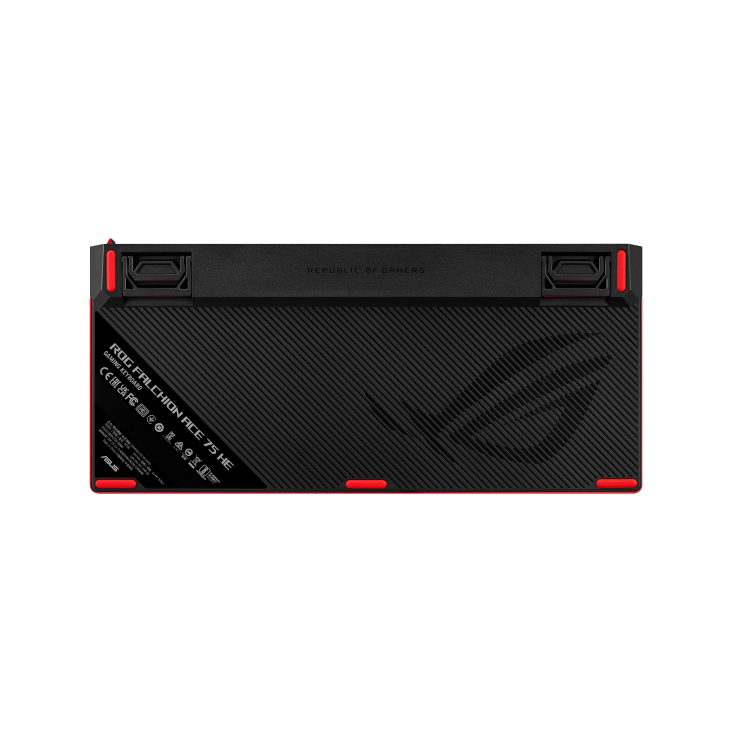 TECLADO GAMING ASUS ROG FALCHION ACE 75 HE ROJO
