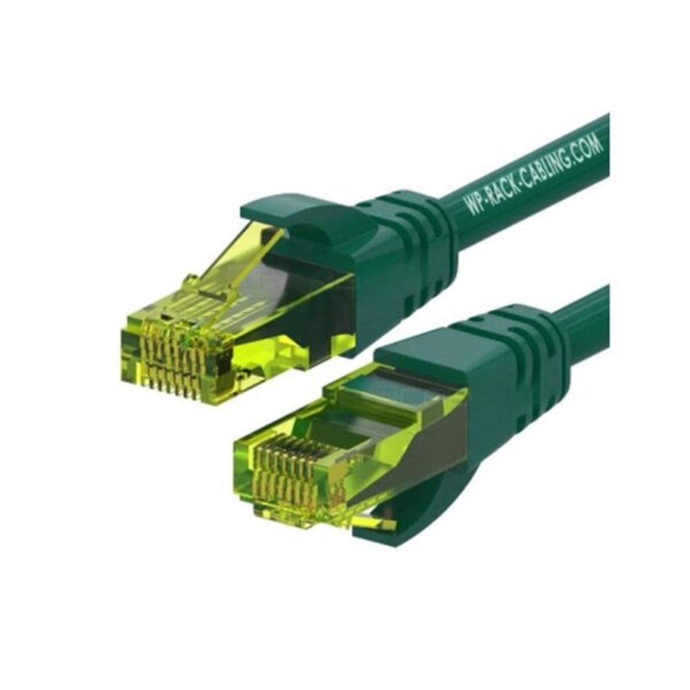 CABLE DE RED WP LATIGUILLO RJ45 U/UTP CAT.6A 0.2M VERDE