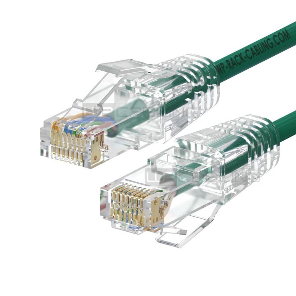 CABLE DE RED SLIM WP LATIGUILLO RJ45 U/UTP CAT.6A 0.2M VERDE