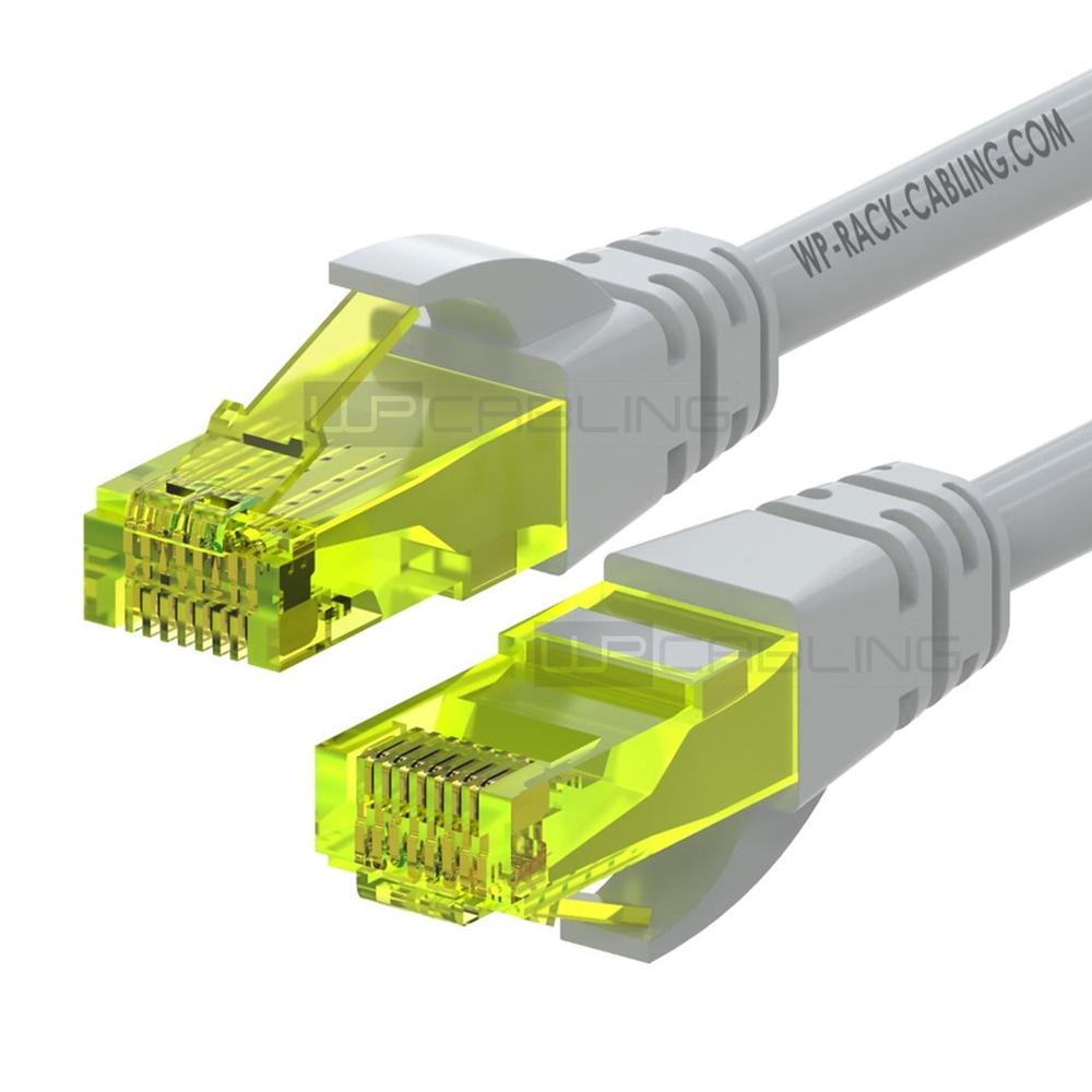 CABLE DE RED WP LATIGUILLO RJ45 U/UTP CAT.6A 1M GRIS
