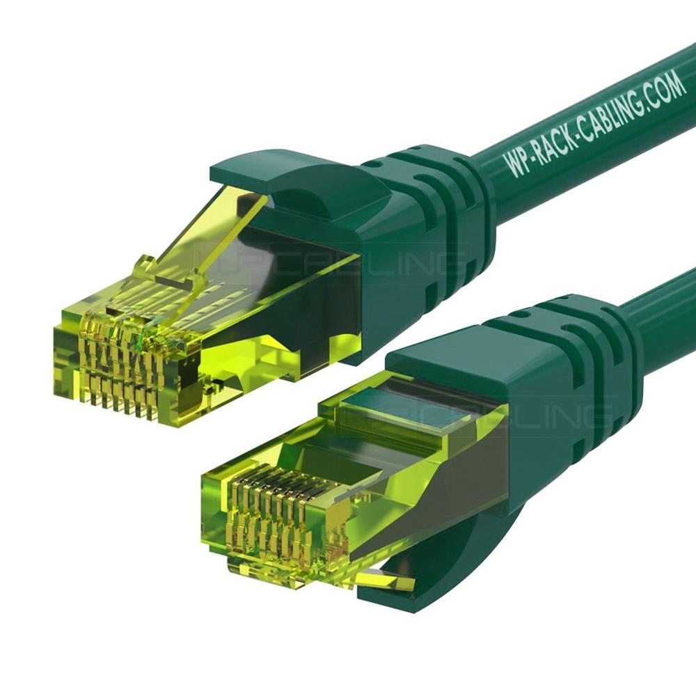 CABLE DE RED WP LATIGUILLO RJ45 U/UTP CAT.6A 3M VERDE