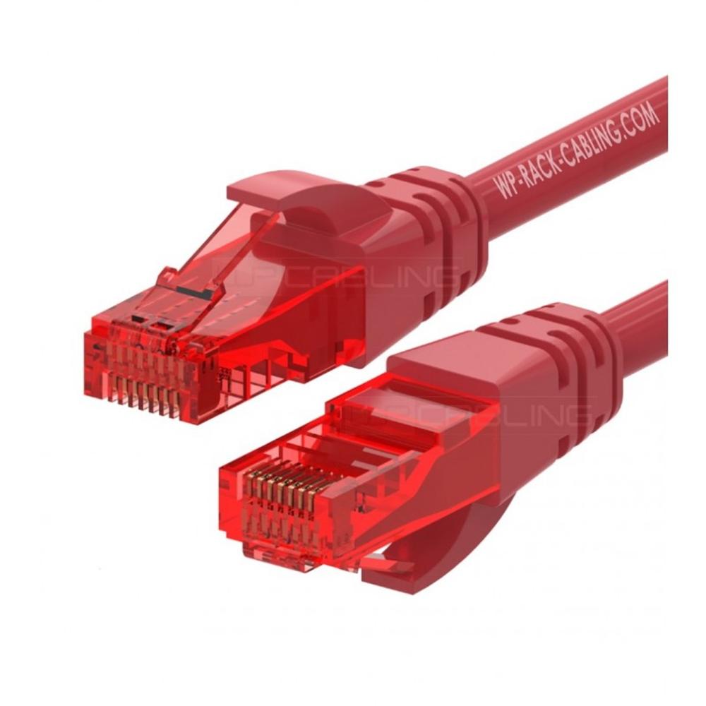 CABLE DE RED WP LATIGUILLO RJ45 U/UTP CAT.6 0.2M ROJO