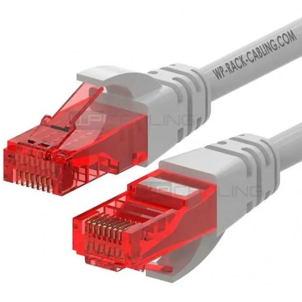CABLE DE RED WP LATIGUILLO RJ45 U/UTP CAT.6 0.5M GRIS
