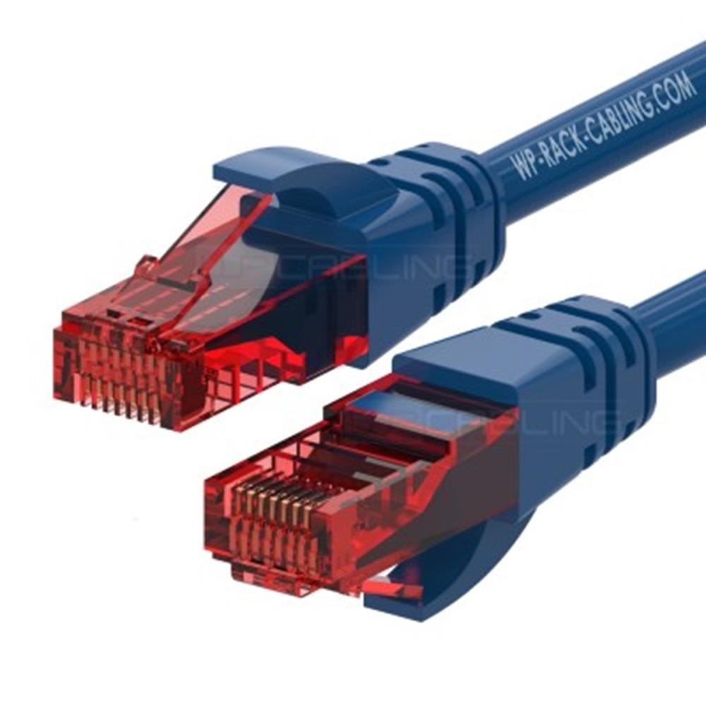 CABLE DE RED WP LATIGUILLO RJ45 U/UTP CAT.6 0.5M AZUL