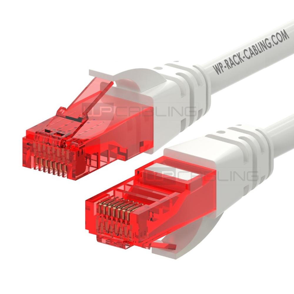 CABLE DE RED WP LATIGUILLO RJ45 U/UTP CAT.6 0.5M BLANCO