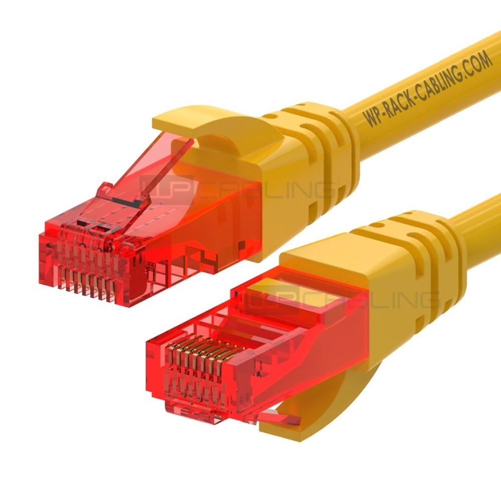CABLE DE RED WP LATIGUILLO RJ45 U/UTP CAT.6 0.5M AMARILLO