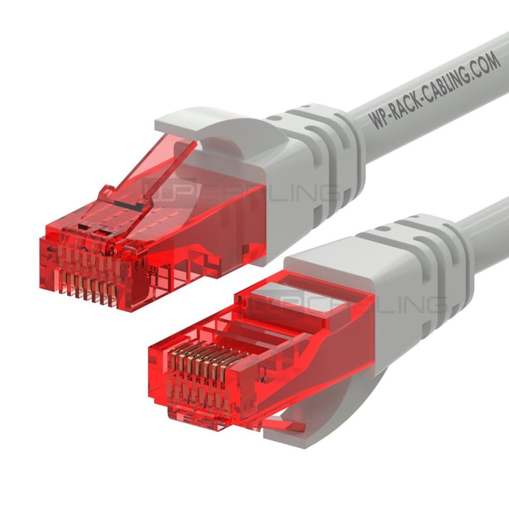 CABLE DE RED WP LATIGUILLO RJ45 U/UTP CAT.6 1M GRIS