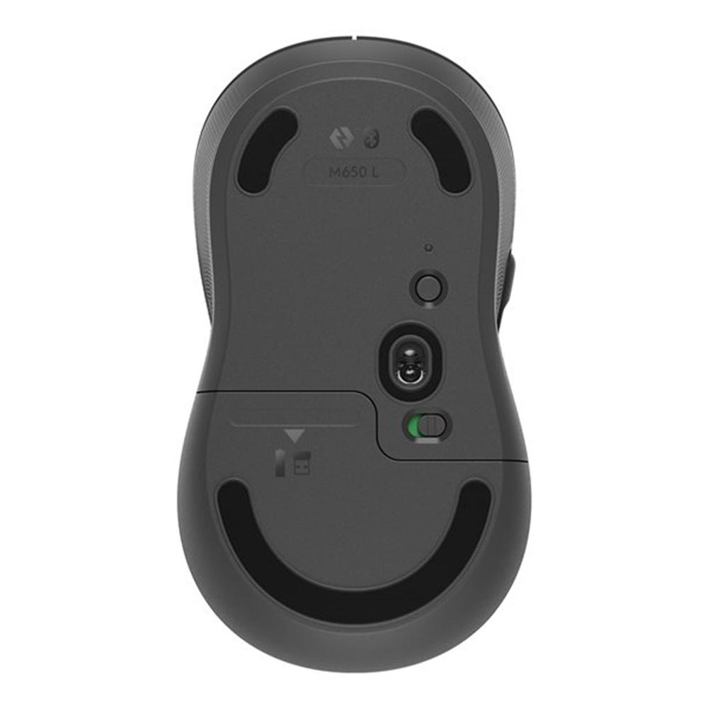 MOUSE RATON LOGITECH M650 GRANDE OPTICO WIRELESS INALAMBRICO GRAFITO